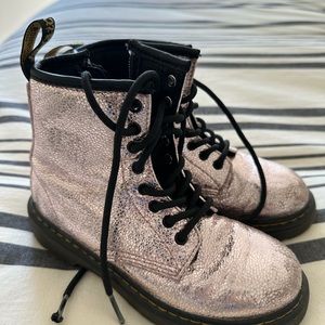 Dr. Martens girls size 13 rose gold